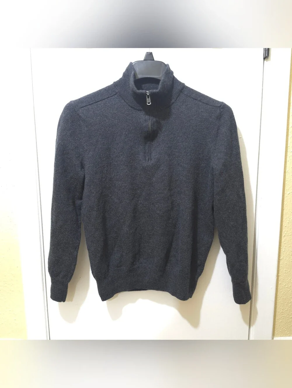 Gap Men's Quarter-Zip Mock-Neck Pullover Sweater